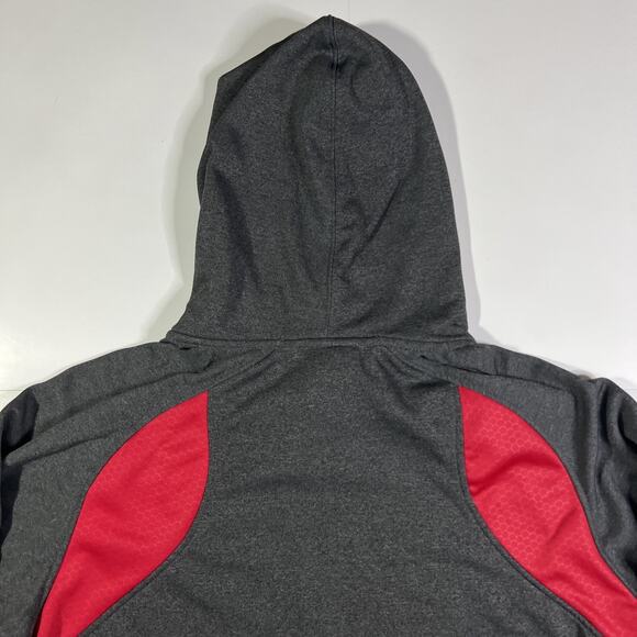 Texas Tech Red Raiders NCAA Red/Gray Hoodie Men's XL Full Zip Colosseum - Picture 9 of 11